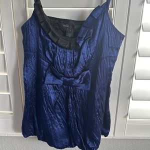 Marc Jacobs navy peplum blouse